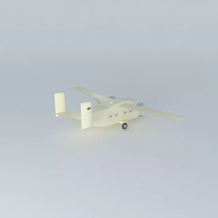 SHORT Skyvan british FULL INTERIOR 3D model_0