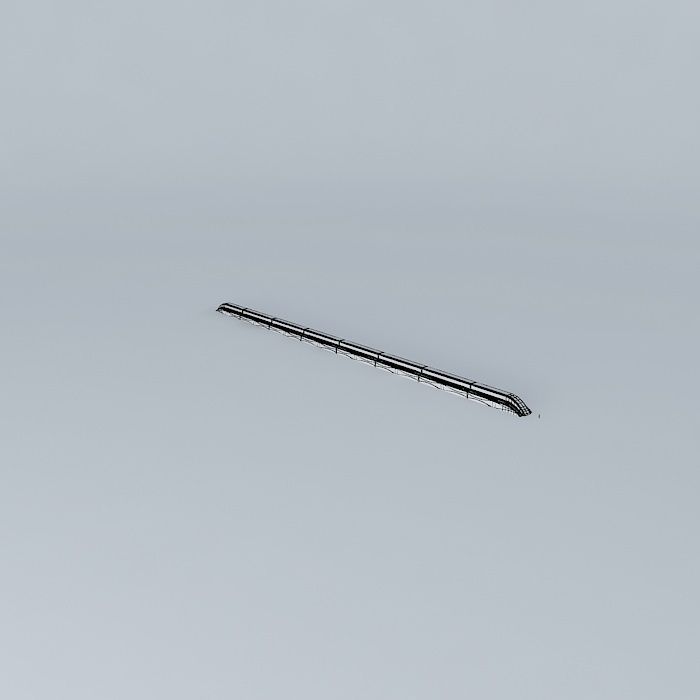 ARGO HYPERVAC passenger vactrain Full interior! Free 3D model_3