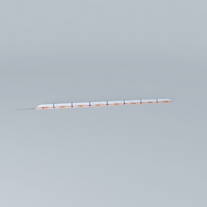 ARGO HYPERVAC passenger vactrain Full interior! Free 3D model_2