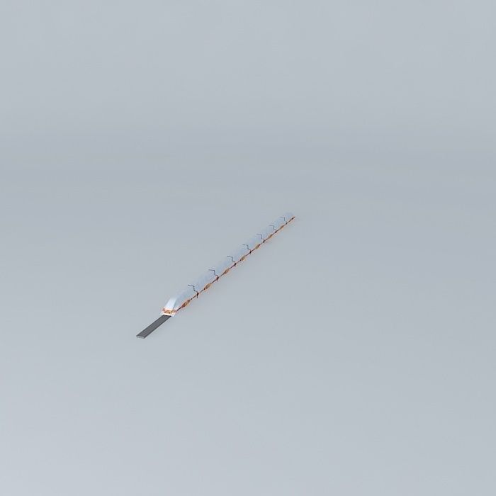 ARGO HYPERVAC passenger vactrain Full interior! Free 3D model_1