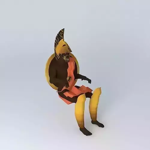 ARGONAUTS hero rowing steerboard Free 3D model