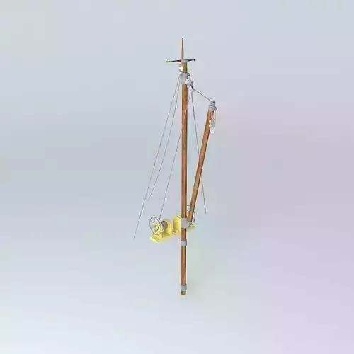 ARGONAUTIX marine details mast and winchs