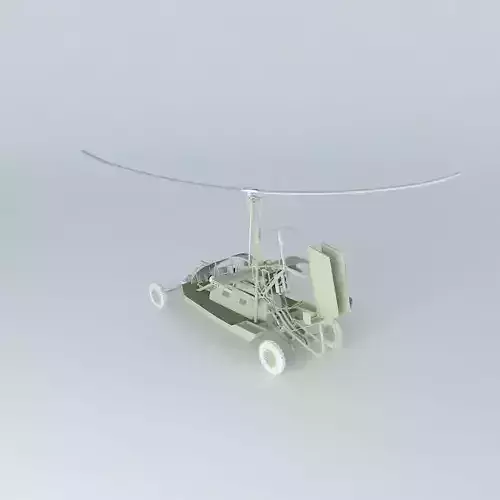 ARGO AIRCRAFTS A 76 Gyroraider flying 3D model