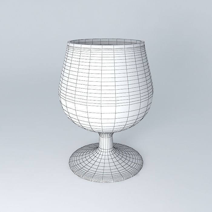 Digestif glass Free 3D model_4
