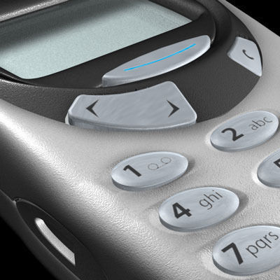 Nokia 3310 3D model_1