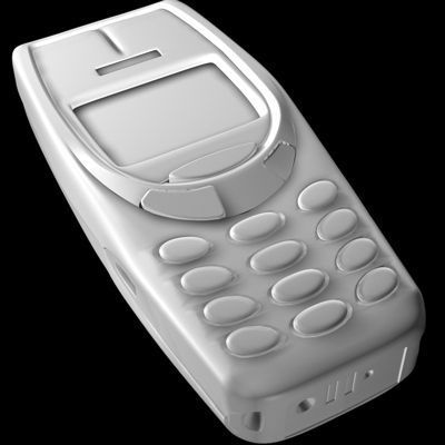 Nokia 3310 3D model_2