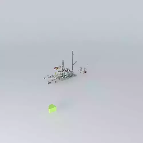 Kaiserliche Marine Kanonenboot SMS Afrika FULL INTERIOR  part... Free 3D model