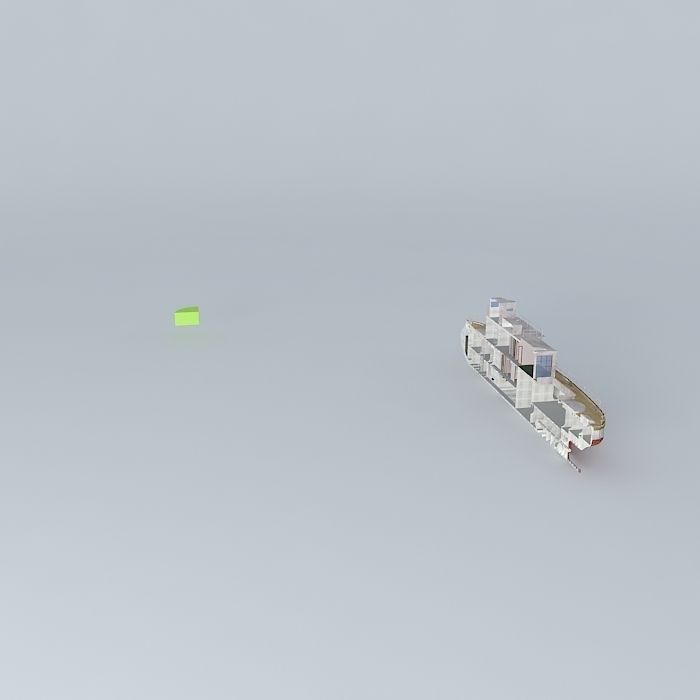 Kaiserliche Marine Kanonenboot SMS Afrika FULL INTERIOR  part... Free 3D model_2