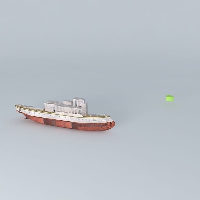 Kaiserliche Marine Kanonenboot SMS Afrika FULL INTERIOR  part... Free 3D model_1