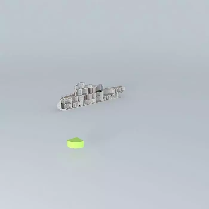 Kaiserliche Marine Kanonenboot SMS Afrika FULL INTERIOR  part... Free 3D model_0