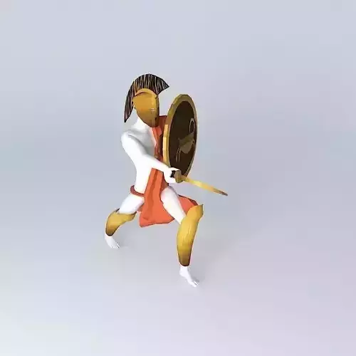 ARGONAUTS phalanx hero xiphos attack 3D model