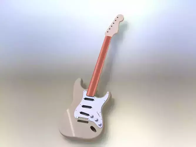 62-strat body and neck asm