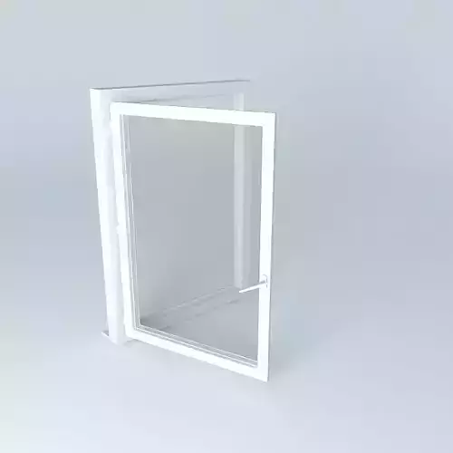 PVC window sash 1 Free 3D model PVC window sash 1 Free 3D model