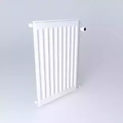 H600 L390 steel radiator one blade