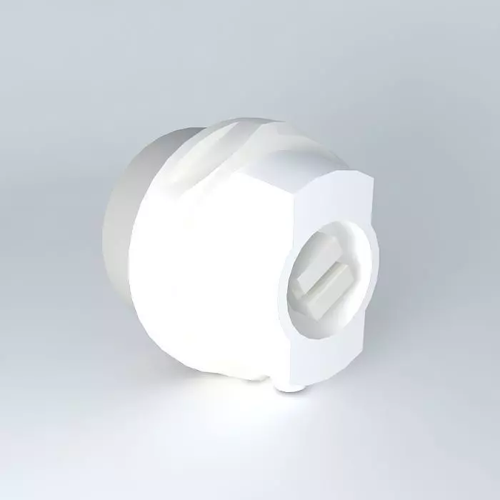 Central heating radiator drain plug Free 3D model