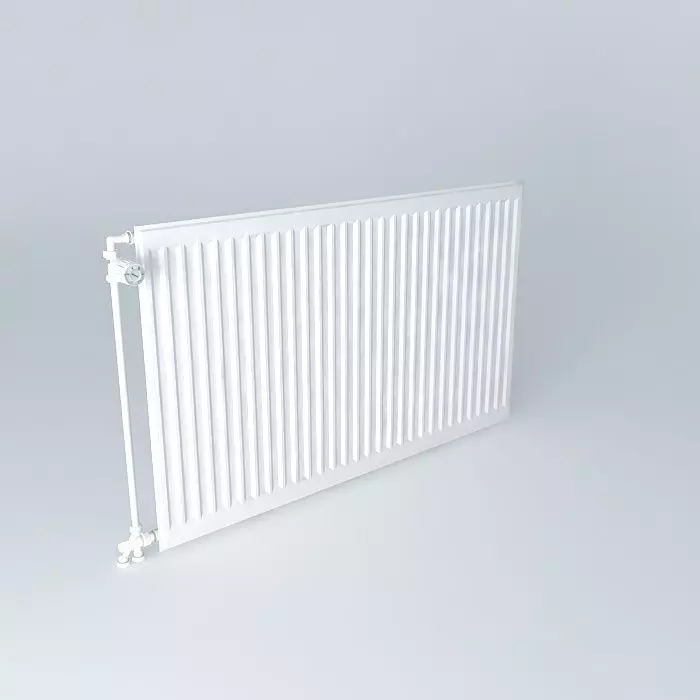A steel radiator H720 L1190 blade Free 3D model_0