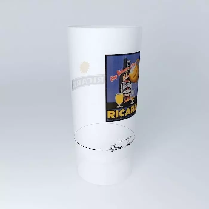 Glass aperitif Free 3D model
