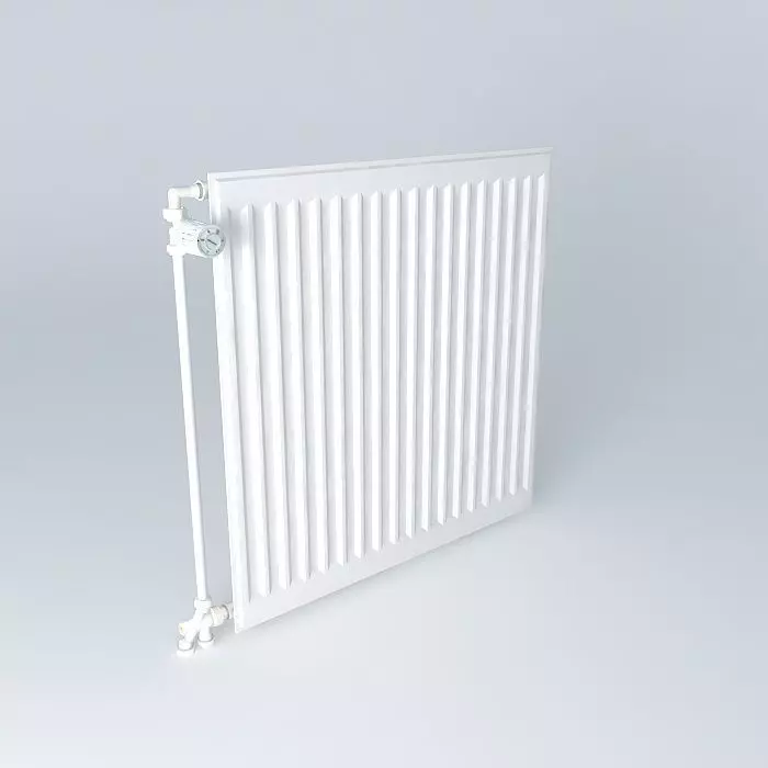 A radiator steel blade H720 L710 Free 3D model_0