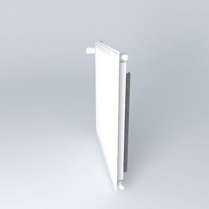 A radiator steel blade H720 L710 Free 3D model_2