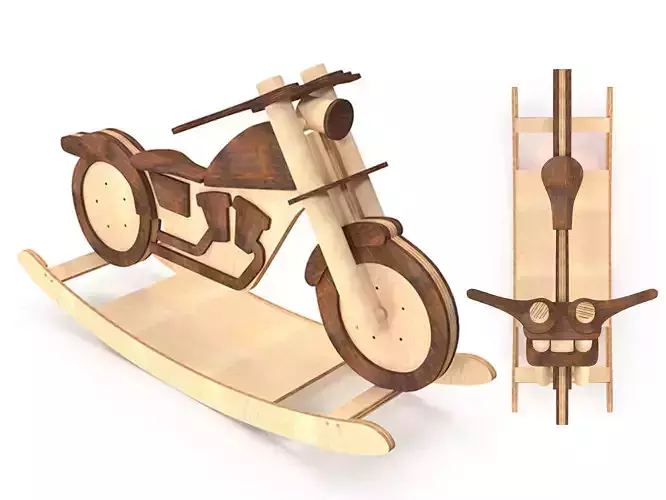 Rocking Horse - Motorcycle 3D model