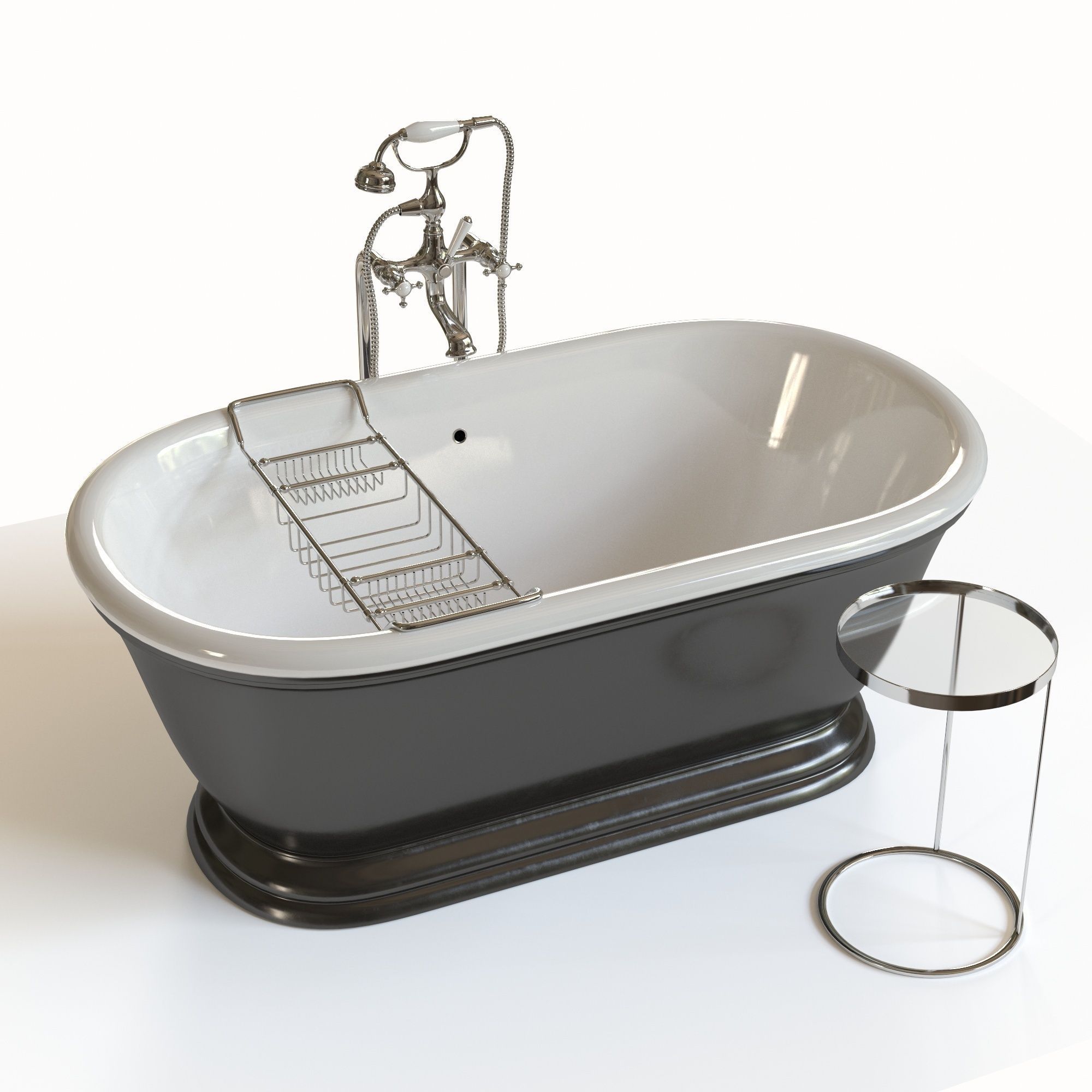 Classic bathtub 3D model CGTrader