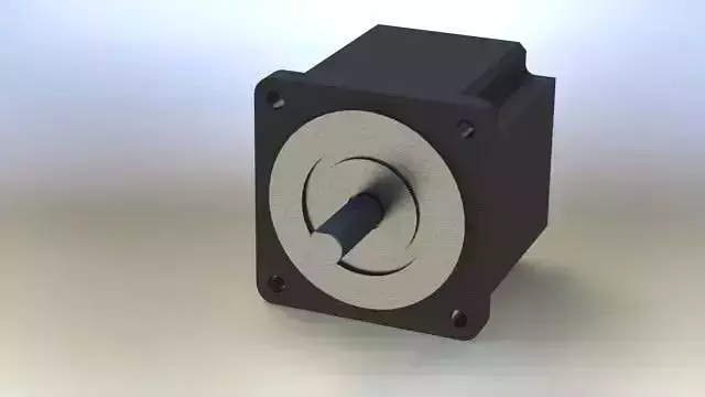 Nema steper motor-short frame Free 3D model