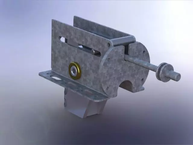 Rc aircraft retract asm Free 3D model_0