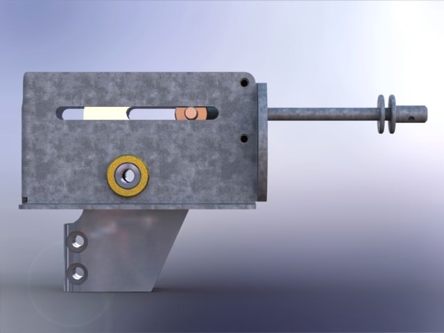 Rc aircraft retract asm Free 3D model_2