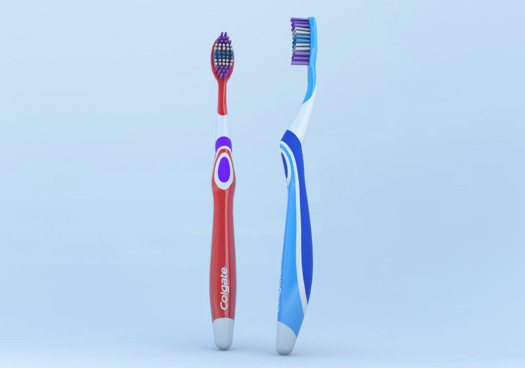 Oral hygiene set 3D model_4