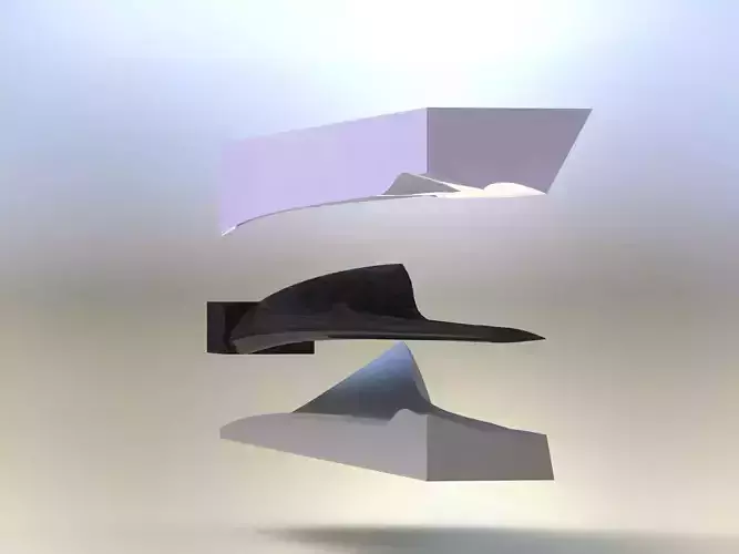 Wind turbine blade 8 mould asm