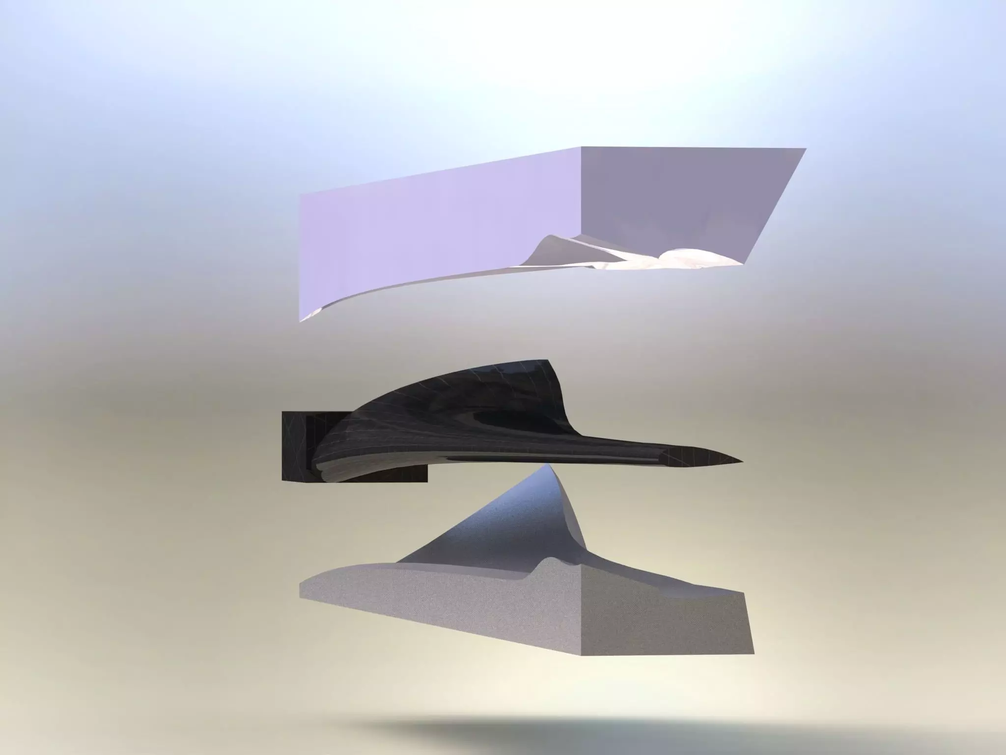 Wind turbine blade 8 mould asm Free 3D model
