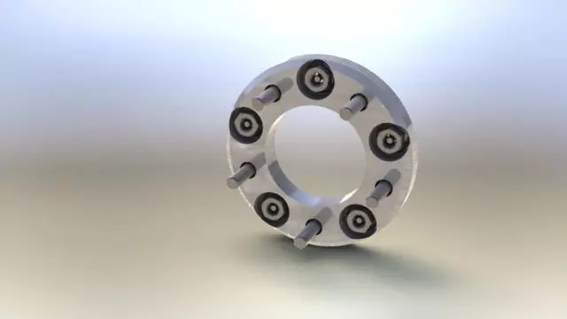 Jeep hub asm Free 3D model_0