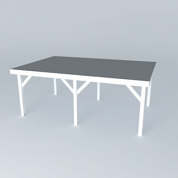Decochalet 2015 Carport 350x600 TP Free 3D model_1