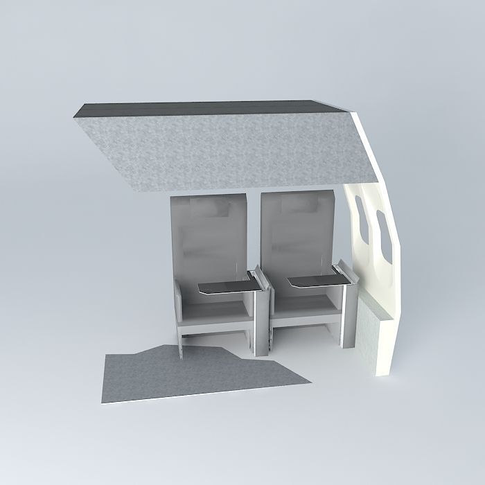 Alliance Airines short haul business class Free 3D model_2