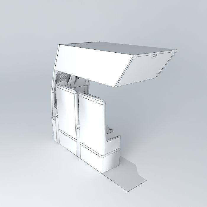 Alliance Airines short haul business class Free 3D model_3