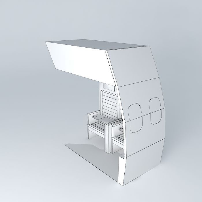 Alliance Airines short haul business class Free 3D model_4