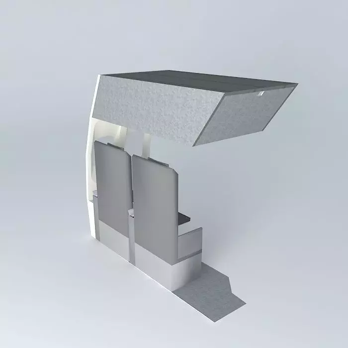 Alliance Airines short haul business class Free 3D model_0