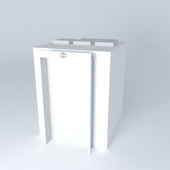 World Trade Center elevator Free 3D model_1