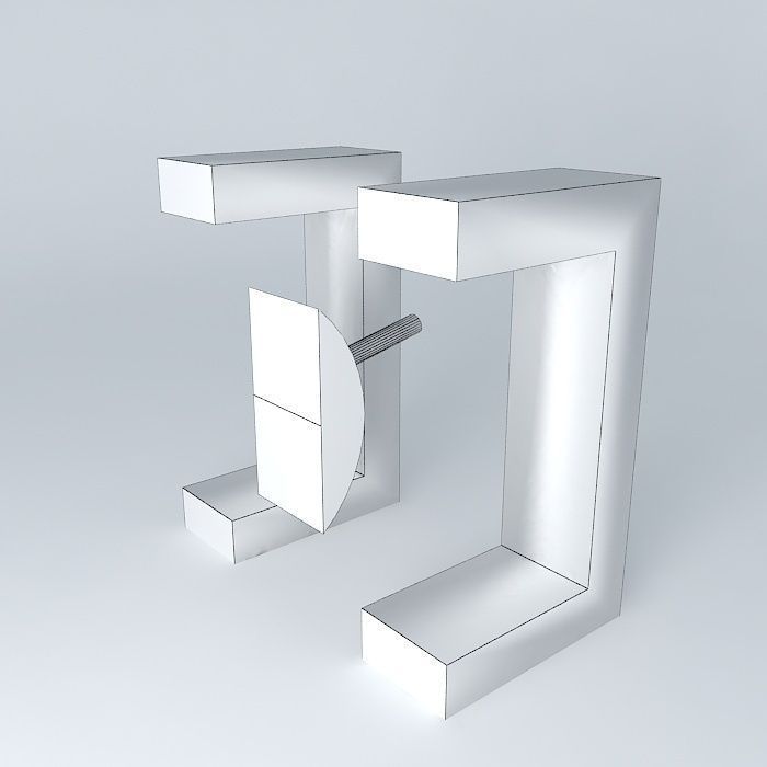 switch pair of squares Free 3D model_3