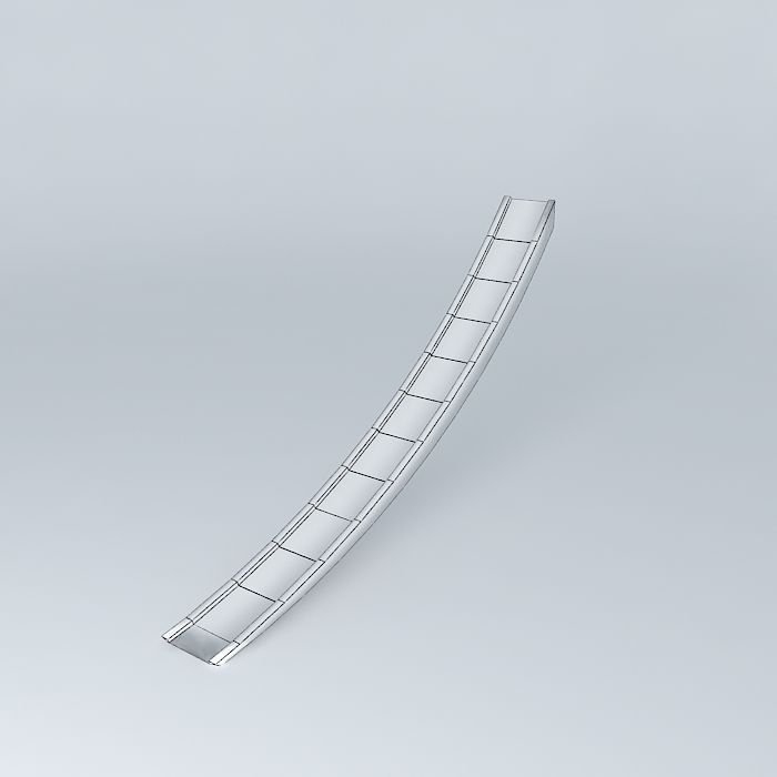 Tail emergency slide Free 3D model_4