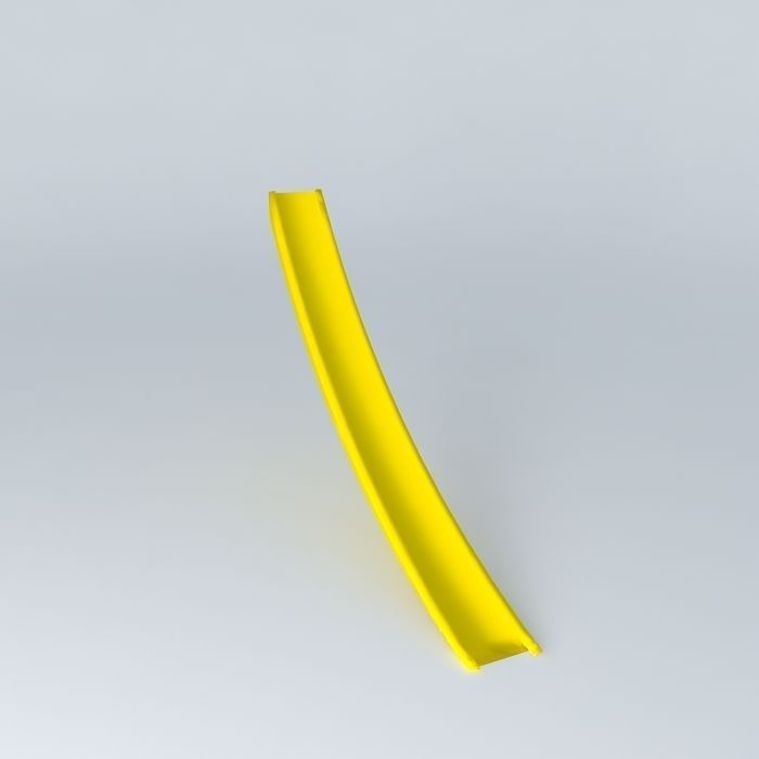 Tail emergency slide Free 3D model_2
