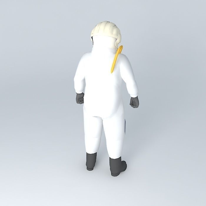 lips astronaut in suit Free 3D model_1
