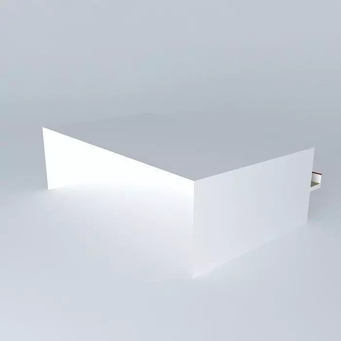 FGD table with drawer Free 3D model_0