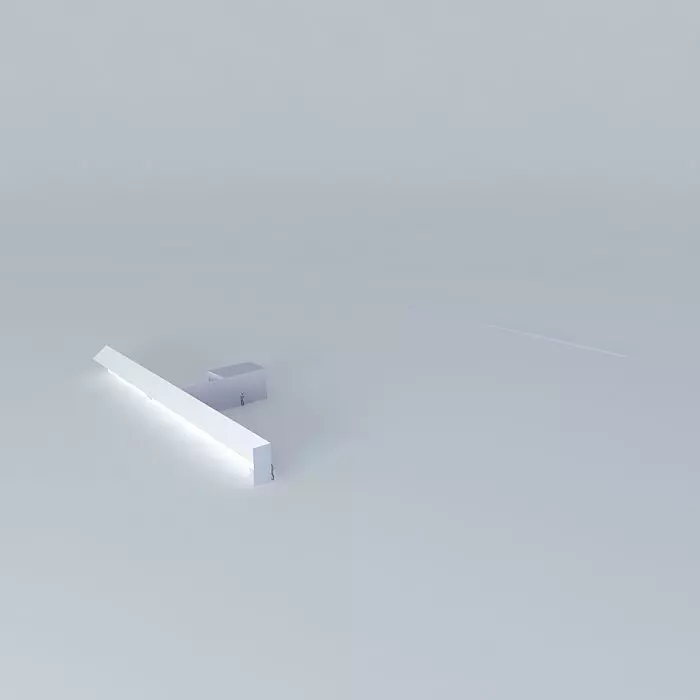 wall lamp with light Free 3D model_0