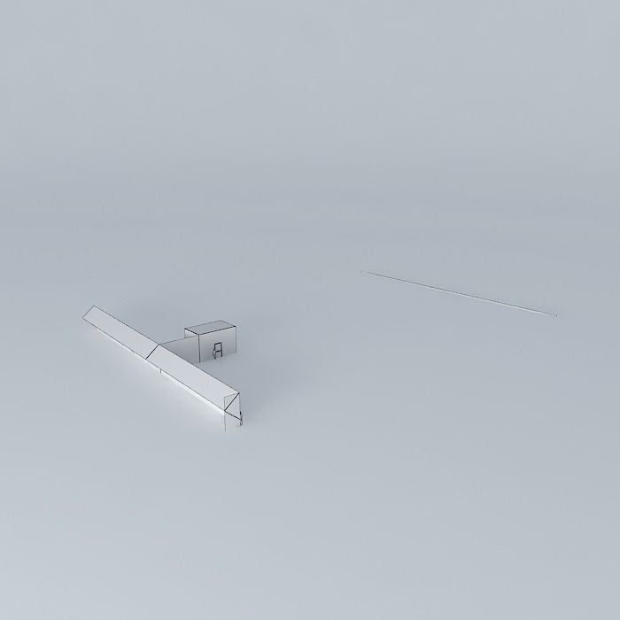 wall lamp with light Free 3D model_3