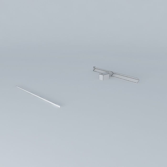 wall lamp with light Free 3D model_4