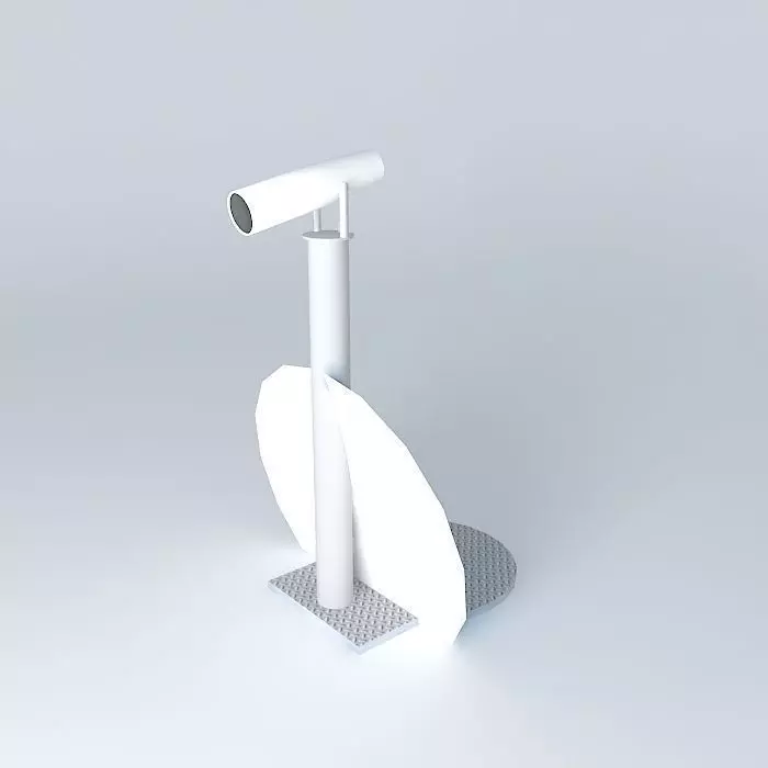 tower telescope Free 3D model_0