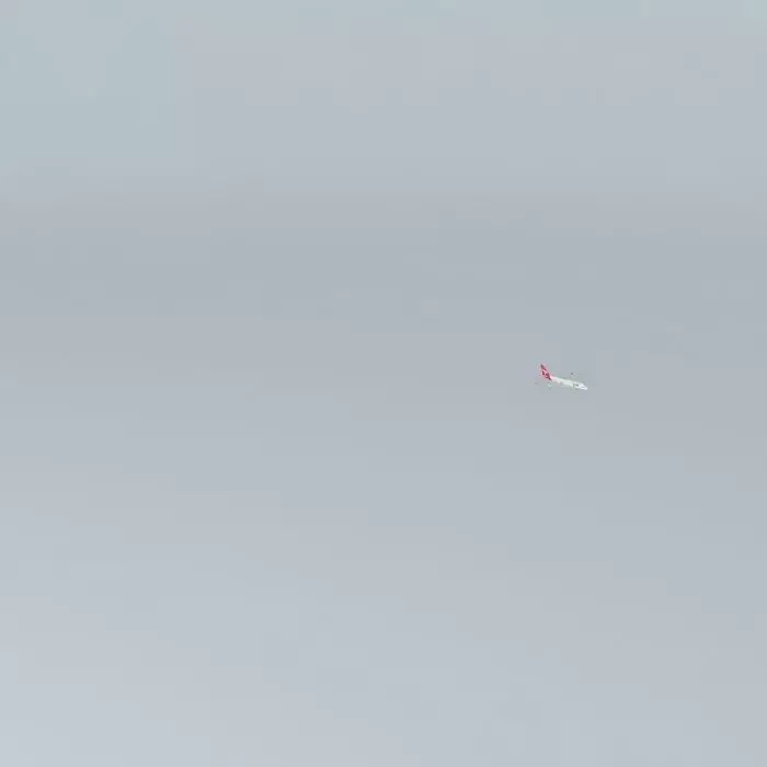 747 400 with emergency slides Free 3D model_0