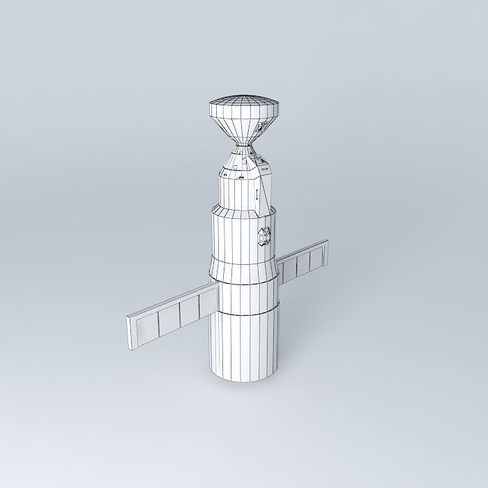 bn space station Free 3D model_3
