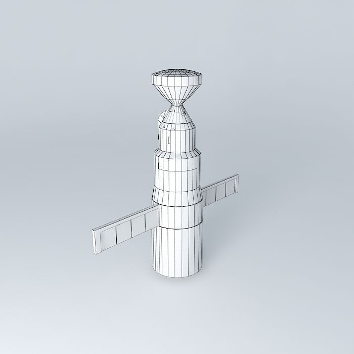 bn space station Free 3D model_4